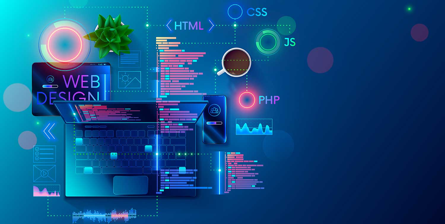 Full-stack development illustration